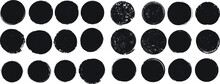 Grunge Post Stamps Collection, Circles. Banners, Insignias , Logos, Icons, Labels And Badges Set . Vector Distress Textures.blank Shapes.