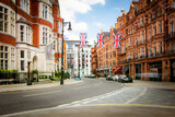 Street scene in Mayfair, an upmarket area of Londons West End