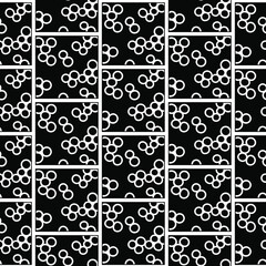 Canvas Print - Vector doodle tile pattern.