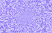 Abstract Pattern Art Weave Effect Blue Lilac Lines