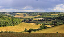 An English Rural Landscape In The Chiltern Hills