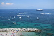 Boats near Marina Grande on the Capri Island, Italy