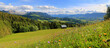 Allgäu - Frühling - Panorama - Alpen - Blumen - Stadel