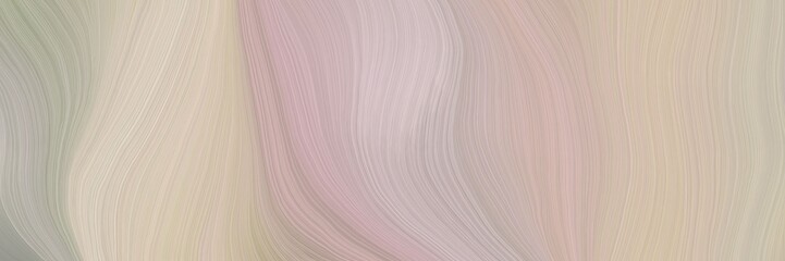 Aufkleber - soft abstract artistic waves graphic with abstract waves design with silver, light gray and dark gray color