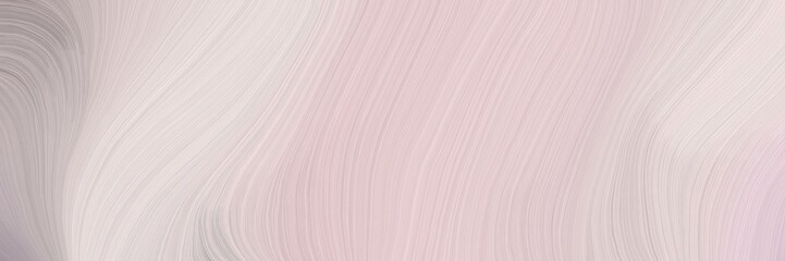 Aufkleber - soft creative waves graphic with smooth swirl waves background design with light gray, dark gray and rosy brown color