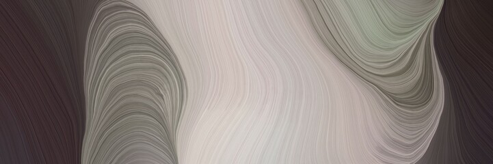 Aufkleber - soft background graphic with contemporary waves design with dark gray, very dark violet and old mauve color