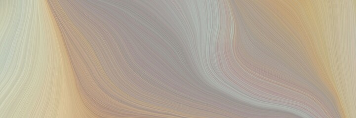 Aufkleber - soft background graphic with elegant curvy swirl waves background illustration with rosy brown, dark gray and pastel gray color