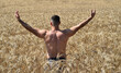 © alberto - chico en libertad en un campo de espigas