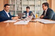 © Krakenimages.com - Business lawyers workers meeting at law firm office. Professional executive partners working on finance strategry at the workplace