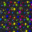 Party Background with Balloons & Confetti!