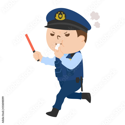 怒った男性警察官のイラスト 赤い誘導棒と警笛を持って走っている Buy This Stock Vector And Explore Similar Vectors At Adobe Stock Adobe Stock 怒った男性警察官のイラスト 赤い誘導棒と警笛を持って走っている Buy This Stock Vector And Explore Similar Vectors At Adobe Stock Adobe Stock
