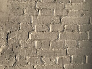 Wall Mural - background texture brick wall painted with paint