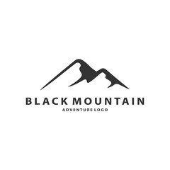 Wall Mural - montain logo design, vector illustration concept