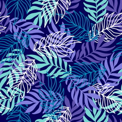 Wall Mural - Hawaiian seamless pattern