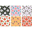 © Helen - Seamless pattern with decorative flowers. Great for fabric, textile. Vector illustration