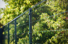 Grating Wire Industrial Fence Panels, Pvc Metal Fence Panel

