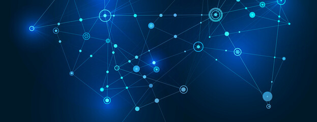 internet connection abstract sense of science and technology graphic design background. vector illus