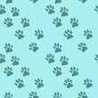 © CHATCHAI - Seamless pattern created by cat footprints