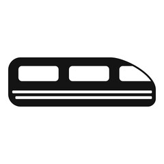 Poster - Japan speed train icon. Simple illustration of Japan speed train vector icon for web design isolated on white background