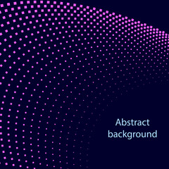 Leinwandbilder - abstract background with squares. halftone effect design.