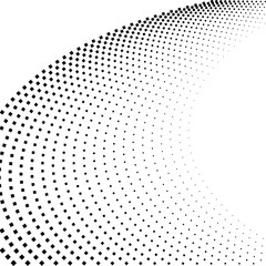 Leinwandbilder - abstract background with squares. halftone effect design.