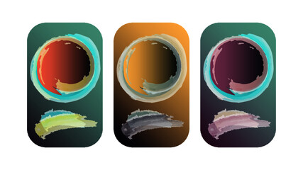 set of colorful banners 