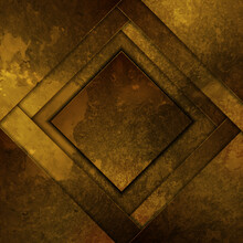 Yellow Brown Grunge Geometric Abstract Background. Vector Corporate Design