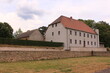 Historisches Gebäude auf dem Schlossberg von Burg und Schloss Allstedt in Sachsen-Anhalt
