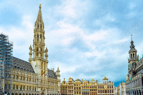Grand Place square architec...