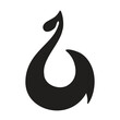 Matau. Maori symbol, fish hook, represent prosperity, abundance, fertility and strength
