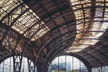 Cast Iron Train Shed Of The 19th Century