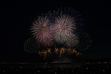 fireworks over the Beach