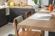 © Pixel-Shot - Stylish table in modern kitchen
