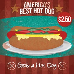 Sticker - hot dog