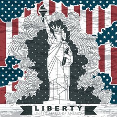 Canvas Print - statue of liberty