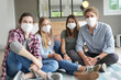 © goodluz - a group of young people with masks