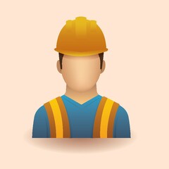 Poster - construction worker