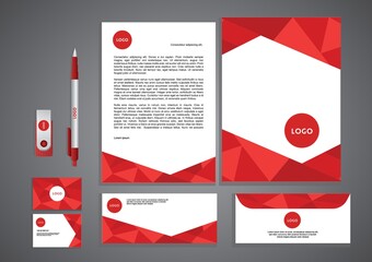 Canvas Print - corporate identity elements