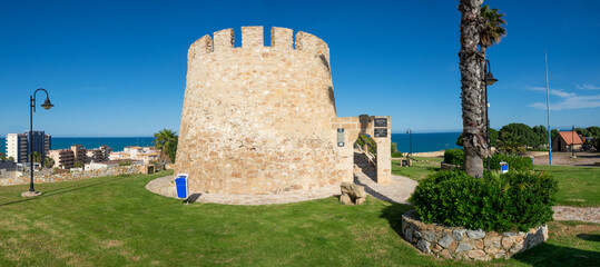 Poster - The main symbol of Torrevieja, the old Tower of the Moor originally built before 1320.