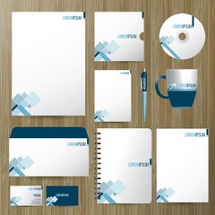 Canvas Print - corporate identity elements