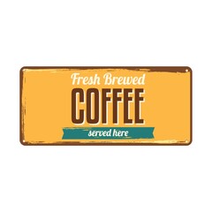 Sticker - coffee signboard