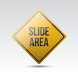 © captainvector - slide area sign
