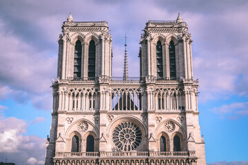 Wall Mural - notre dame cathedral paris