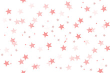 Pink Stars Background Seamless Pattern Soft Pink And White Colors, Starry Wallpaper