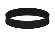 Black Bracelet Blank. Vector Illustration