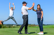 © ARochau - Enthusiastische Freude beim Golf