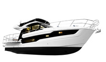The Image Of An Passenger Motor Boat