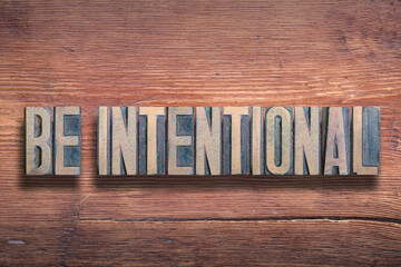 be intentional wood