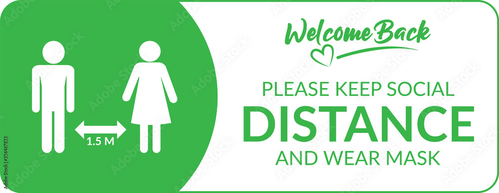 Welcome back! We are open again. Keep social distance and use a face ...