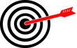 © sakravee - Target Icon vector. symbol for web site Computer and mobile vector.